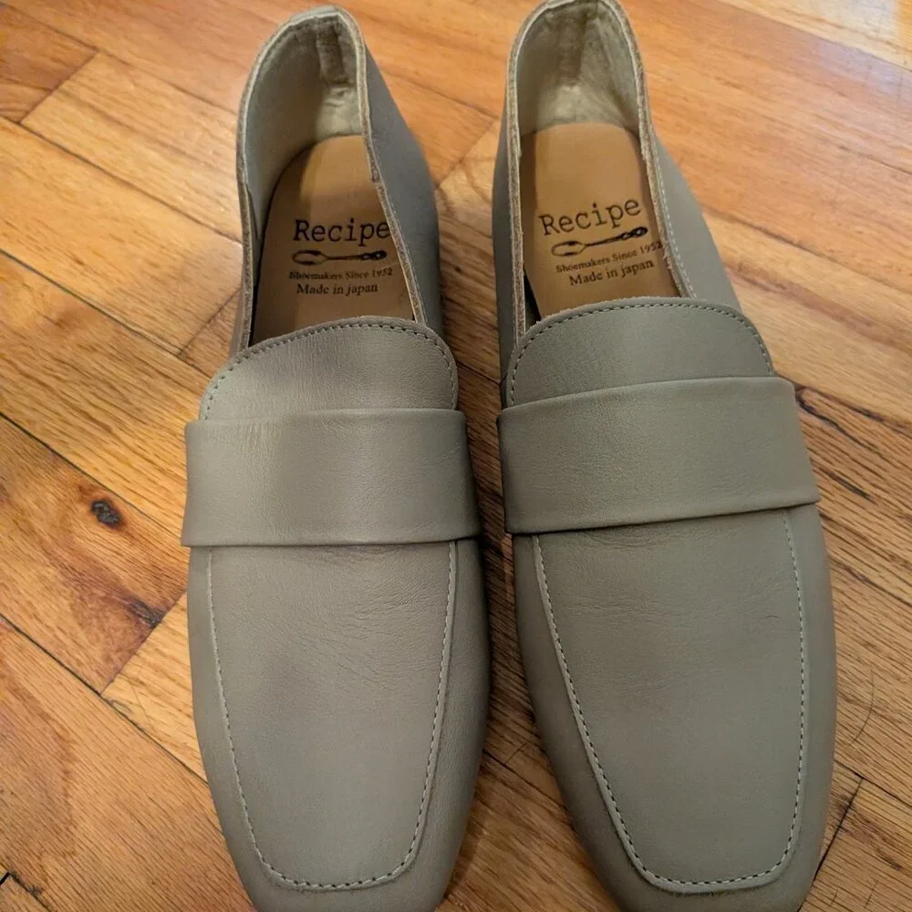 Unworn Japanese Leather Loafers - Size 7.5 - Picture 2 of 3